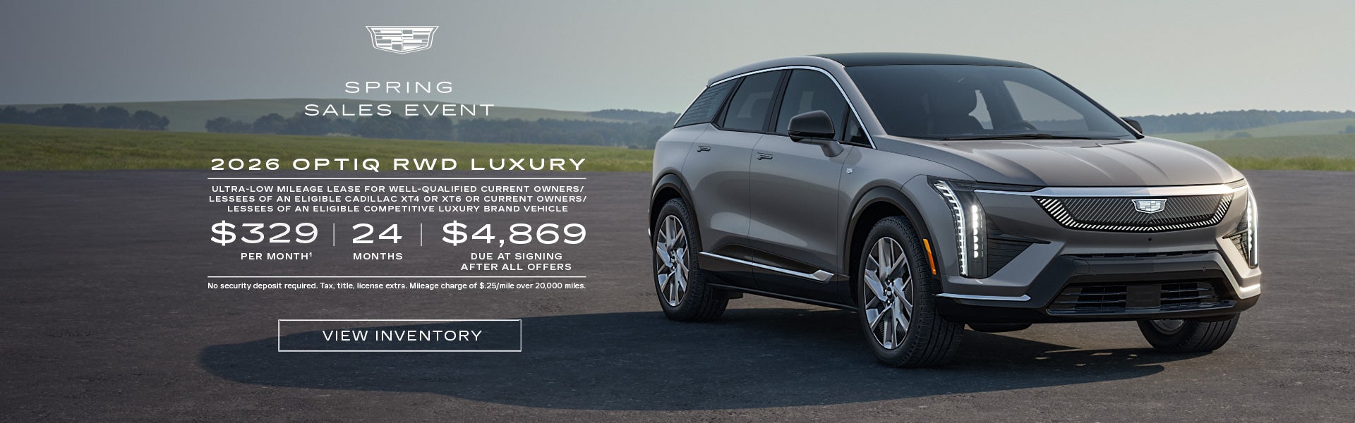 2026 OPTIQ RWD LUXURY. Ultra-low milege lease for well-qualified current owners/lessees of an eli...